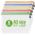 Omni Haven Color-Coded Emergency Document Pouches — 5 Pack