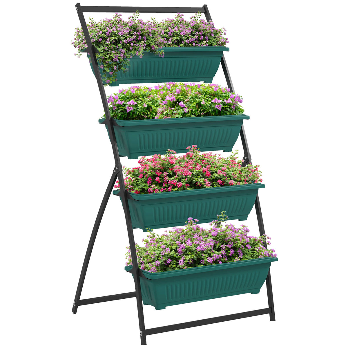 Outsunny 4-Tier Vertical Garden Planter
