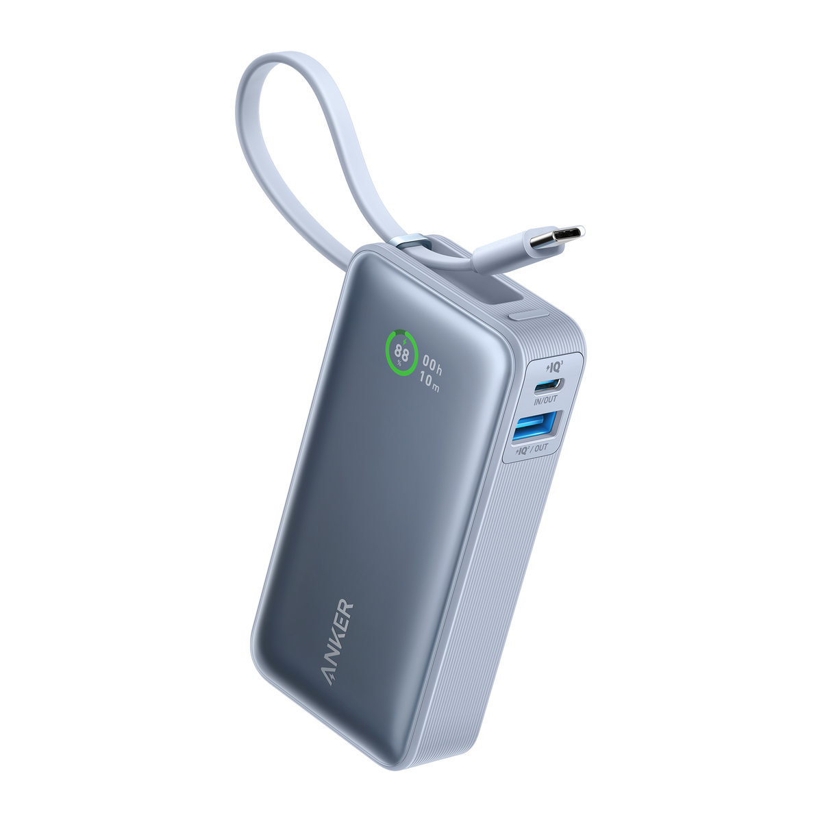 Anker Nano 10K Power Bank | 30W Built-In USB-C Cable