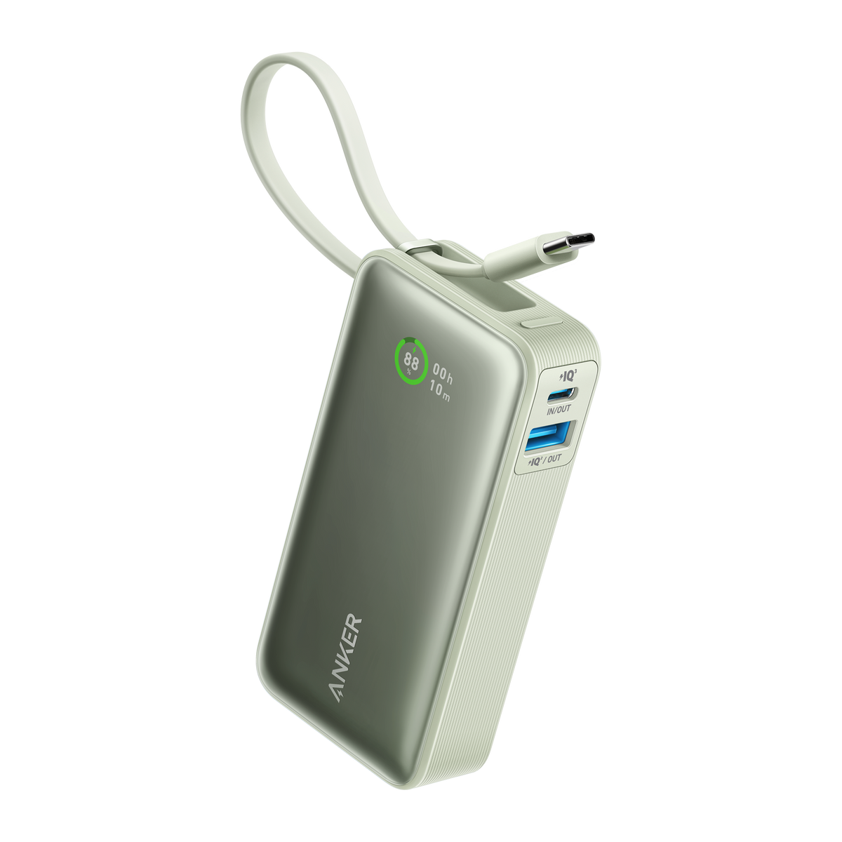 Anker Nano 10K Power Bank | 30W Built-In USB-C Cable