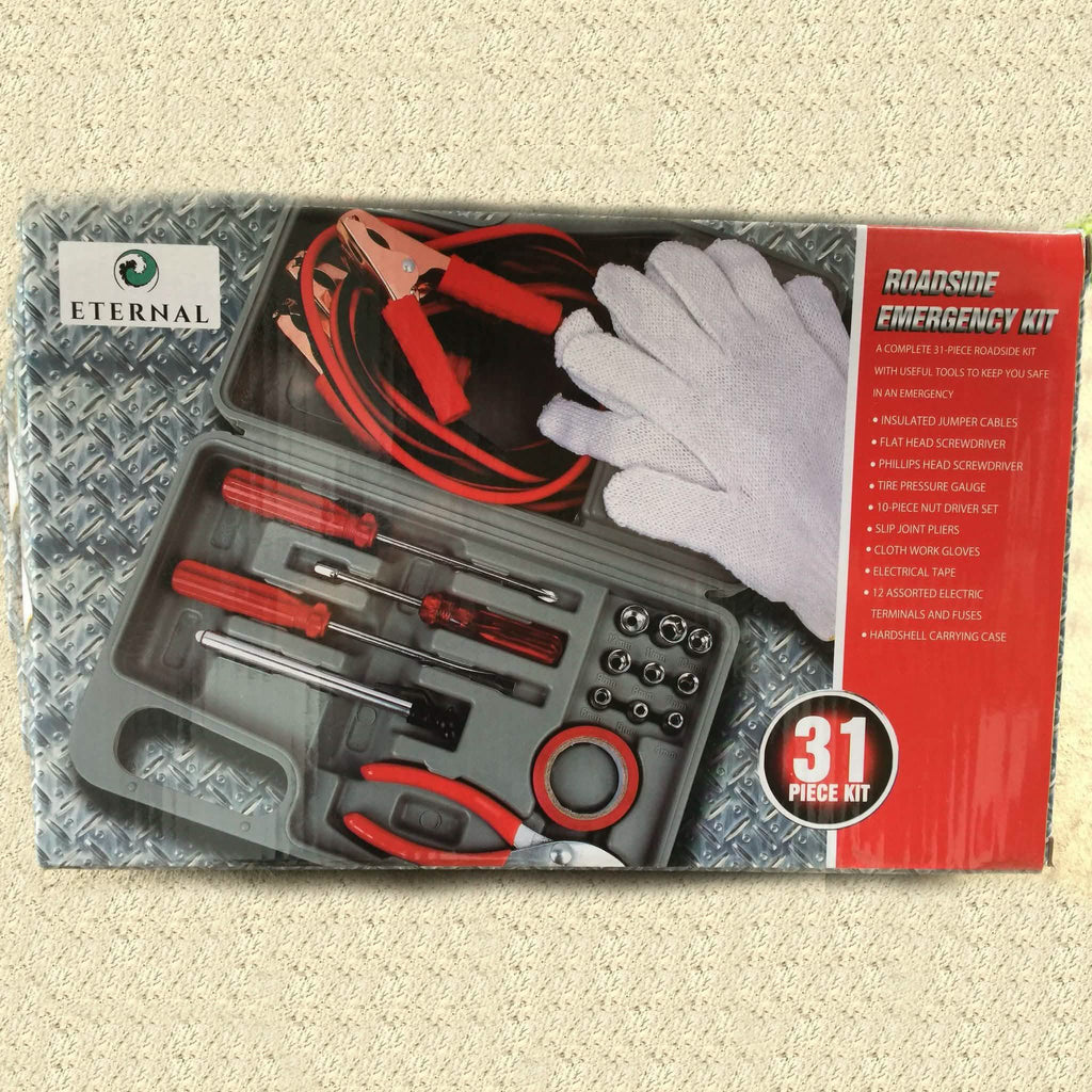 Omni Haven 31-Piece Roadside Emergency Tool Kit