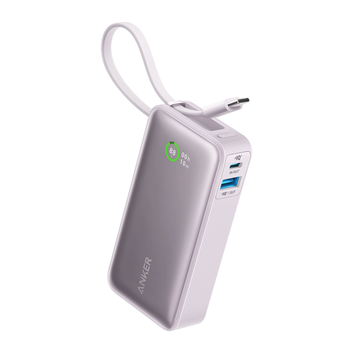 Anker Nano 10K Power Bank | 30W Built-In USB-C Cable