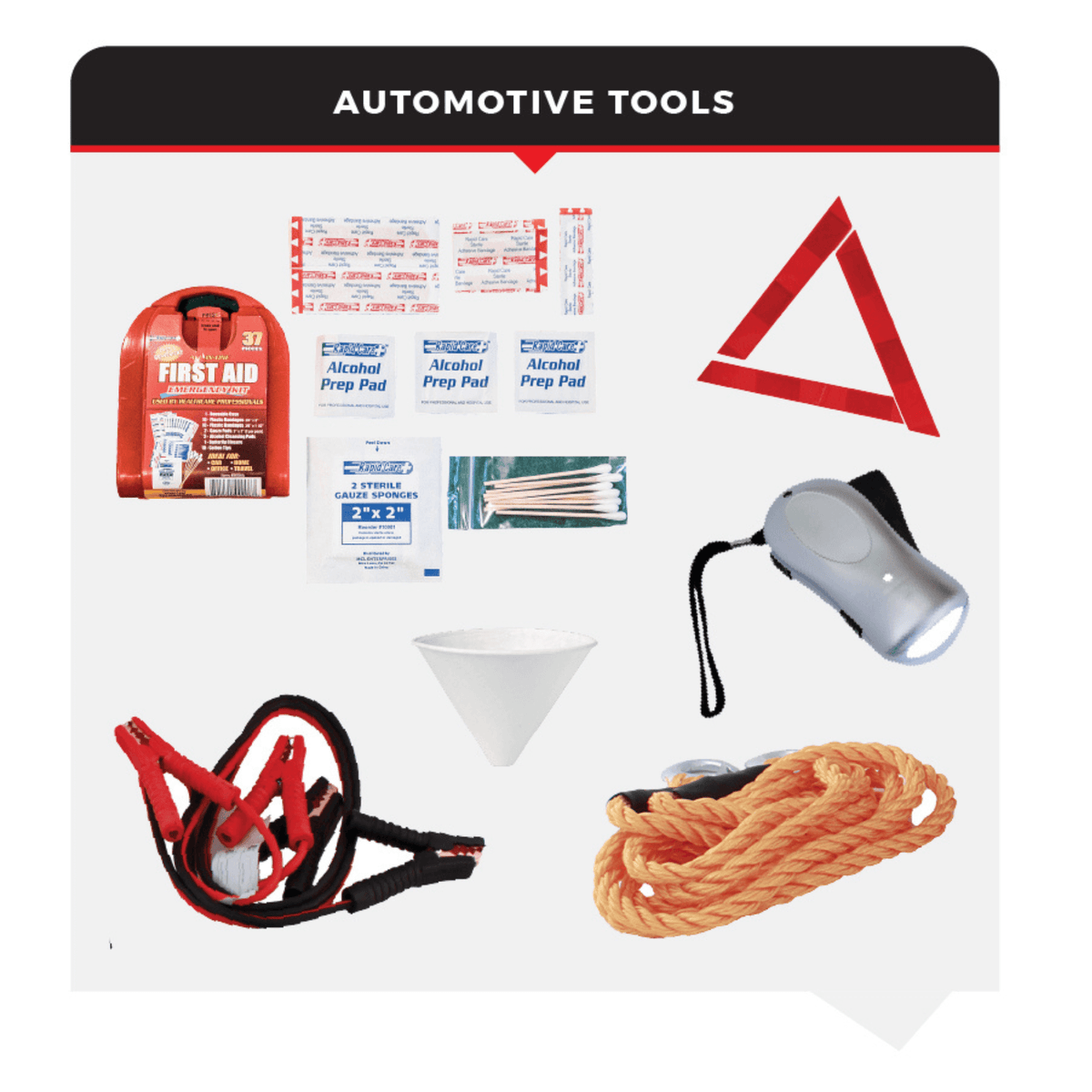Omni Haven Essential Roadside Safety Kit