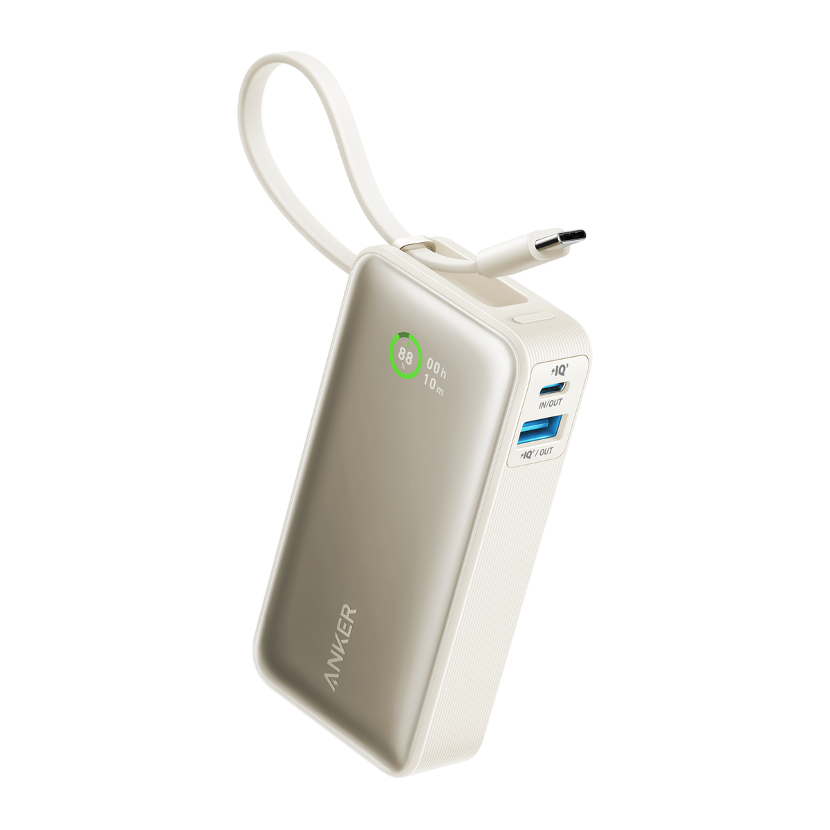 Anker Nano 10K Power Bank | 30W Built-In USB-C Cable