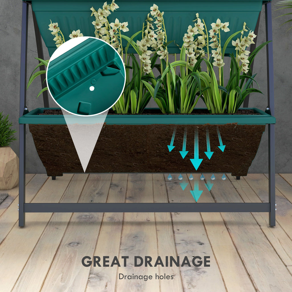 Outsunny 4-Tier Vertical Garden Planter