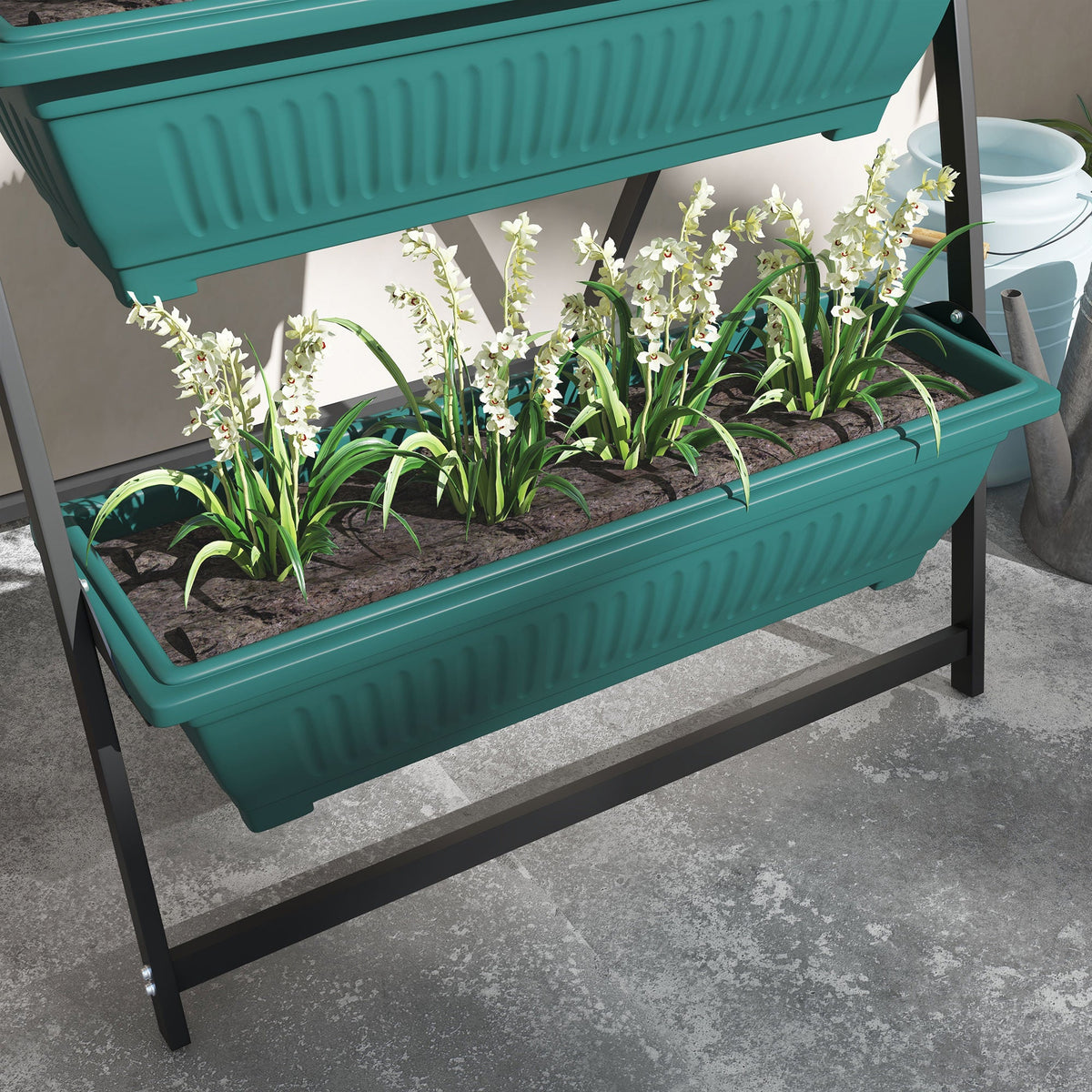 Outsunny 4-Tier Vertical Garden Planter