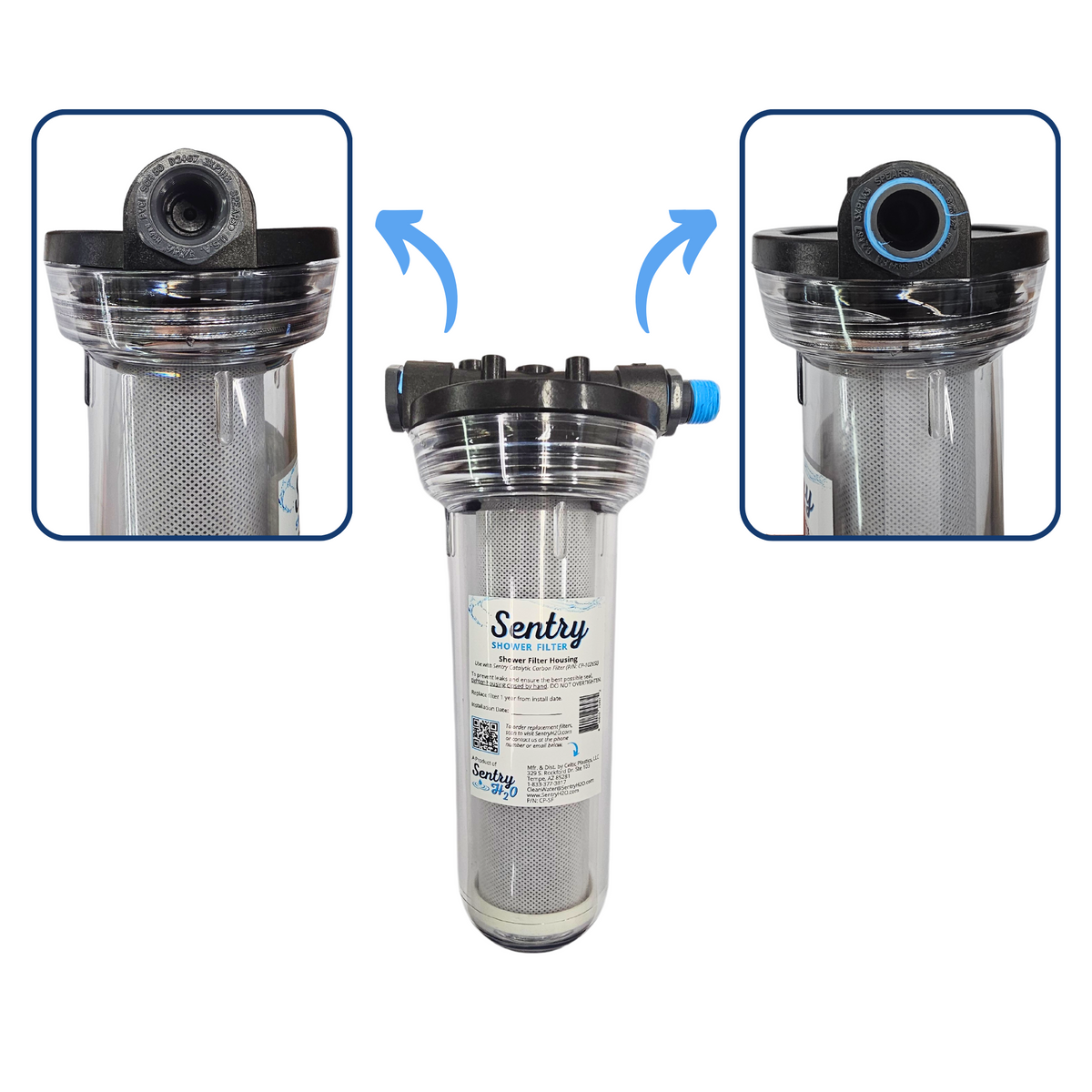 Sentry H2O Shower Filter System