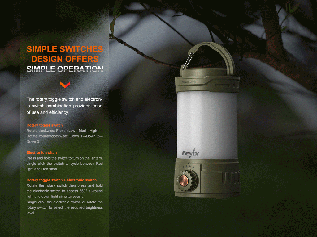 Fenix CL26R PRO Rechargeable Lantern | 650 Lumens