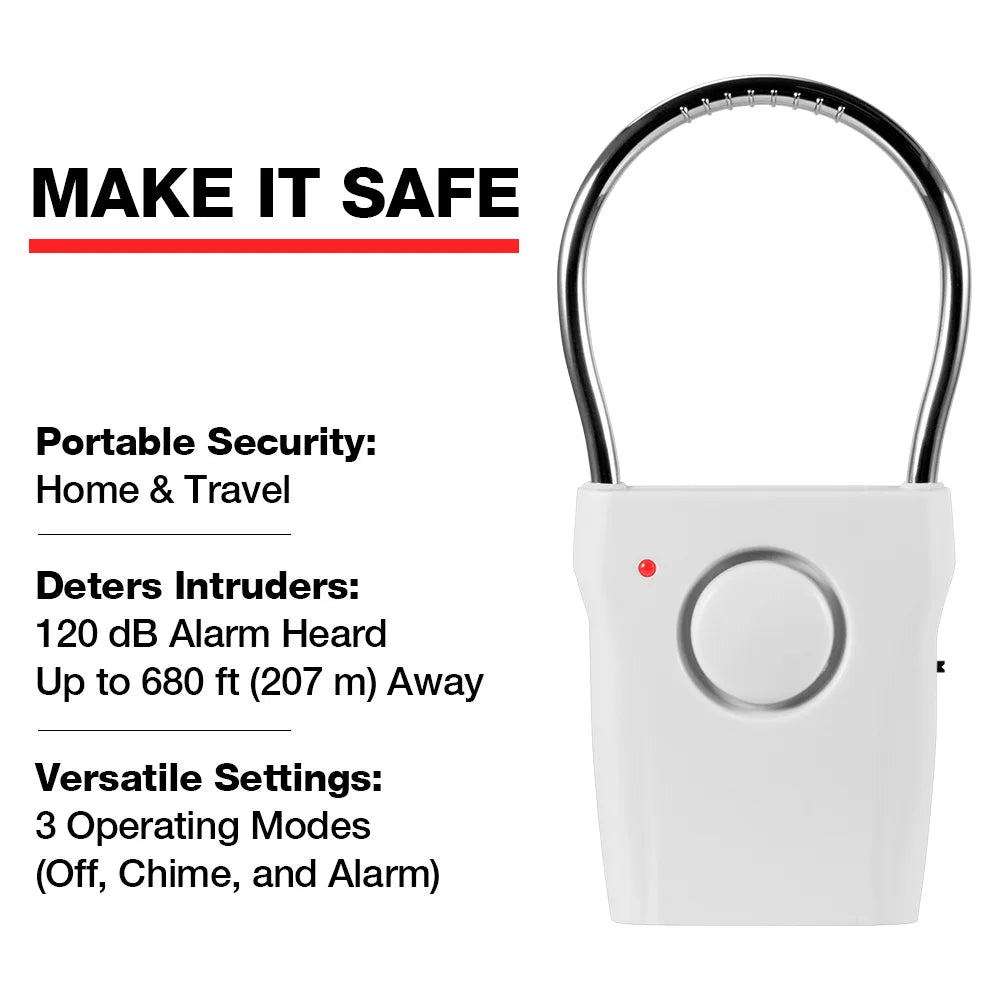 KERUI Portable Door-Handle Vibration Alarm