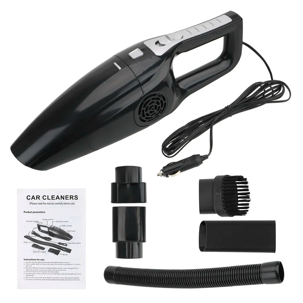 Portable 120W Wet & Dry Car Vacuum Cleaner