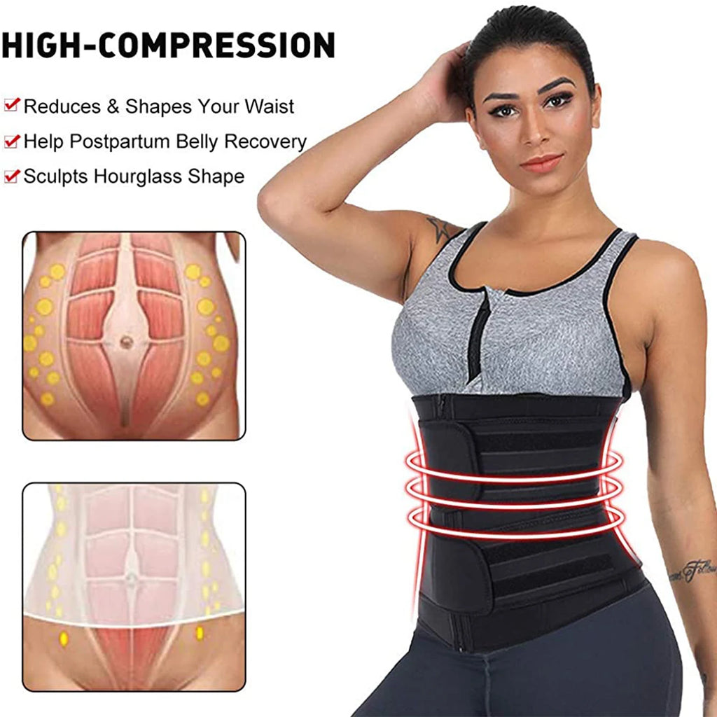 Adjustable Workout Waist Support & Sweat Band