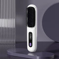 Cordless LCD Hair Straightening Brush