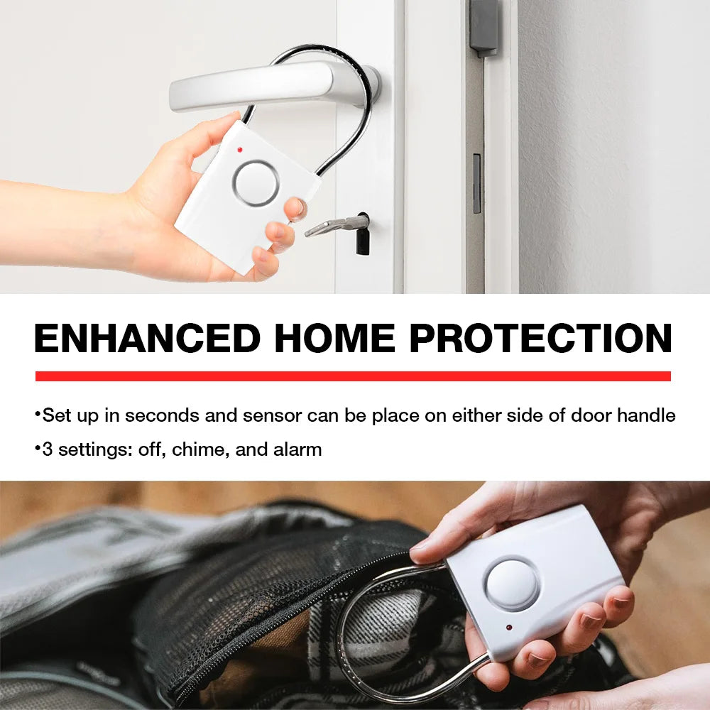 KERUI Portable Door-Handle Vibration Alarm