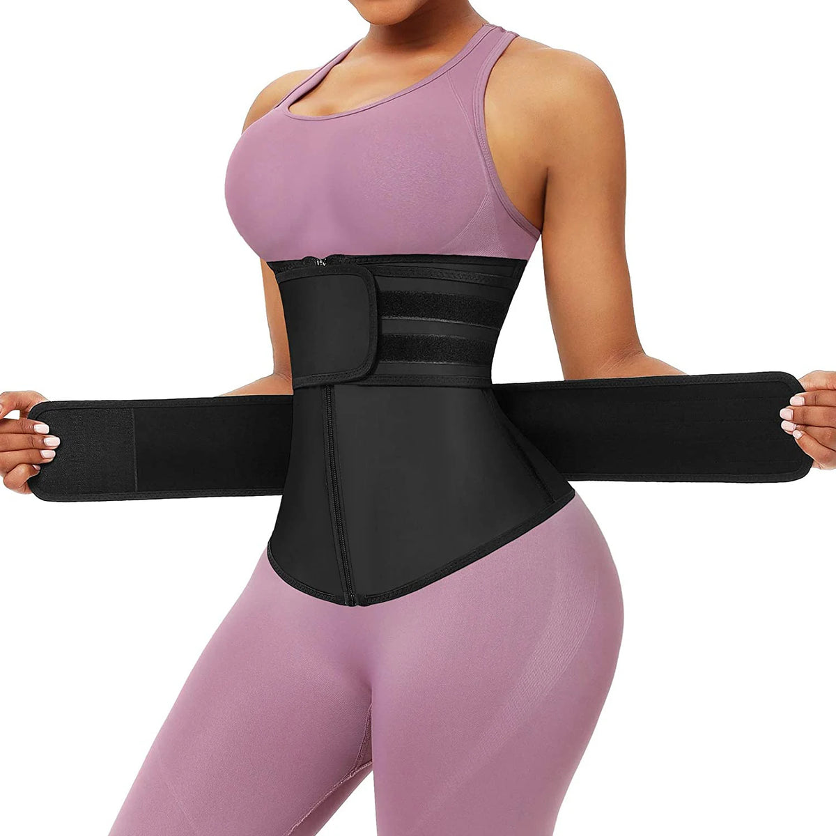Adjustable Workout Waist Support & Sweat Band