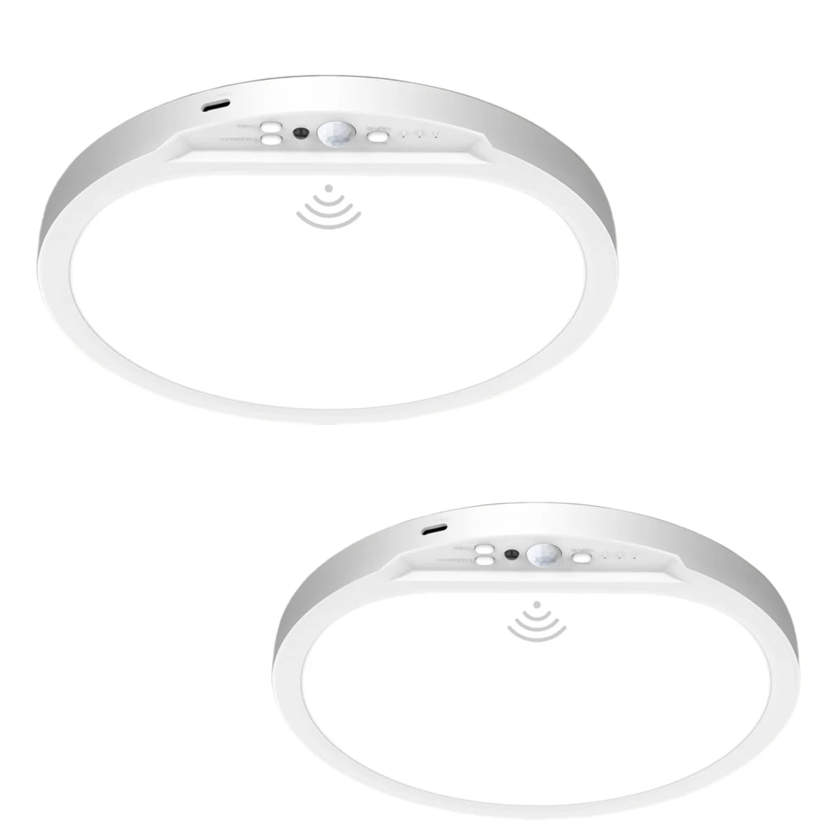 Rechargeable Magnetic Motion-Sensor Ceiling Light