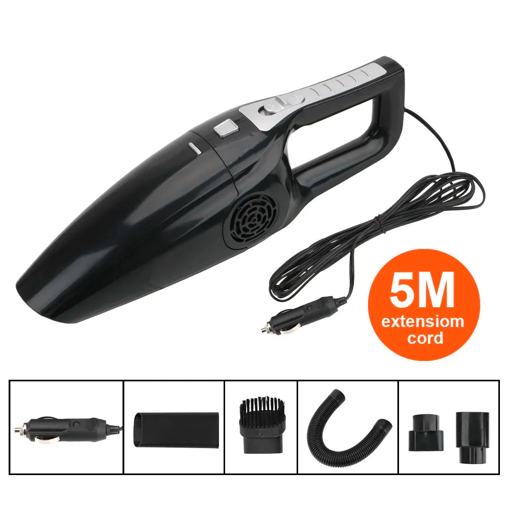 Portable 120W Wet & Dry Car Vacuum Cleaner
