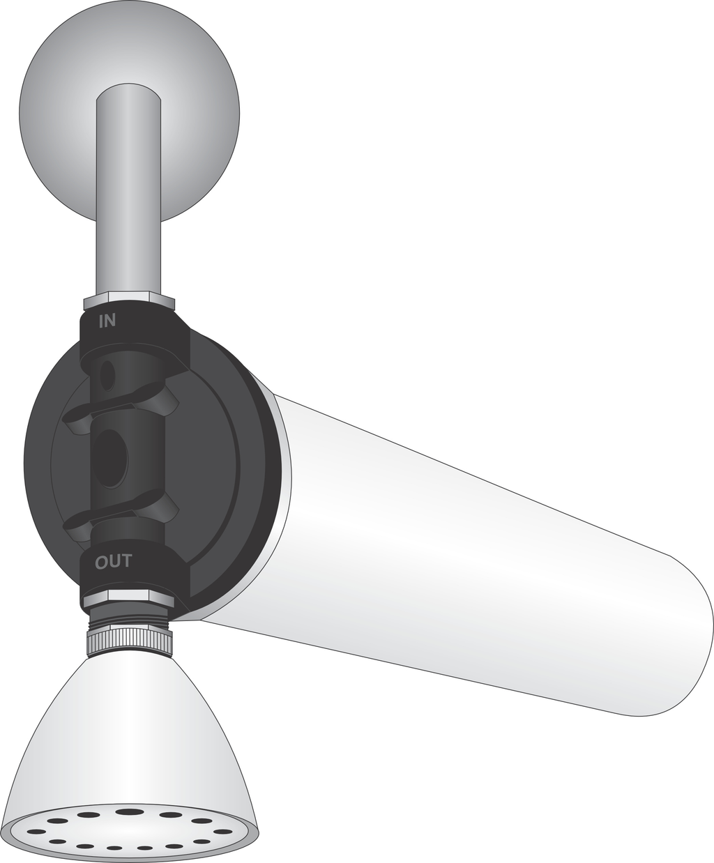 Sentry H2O Shower Filter System