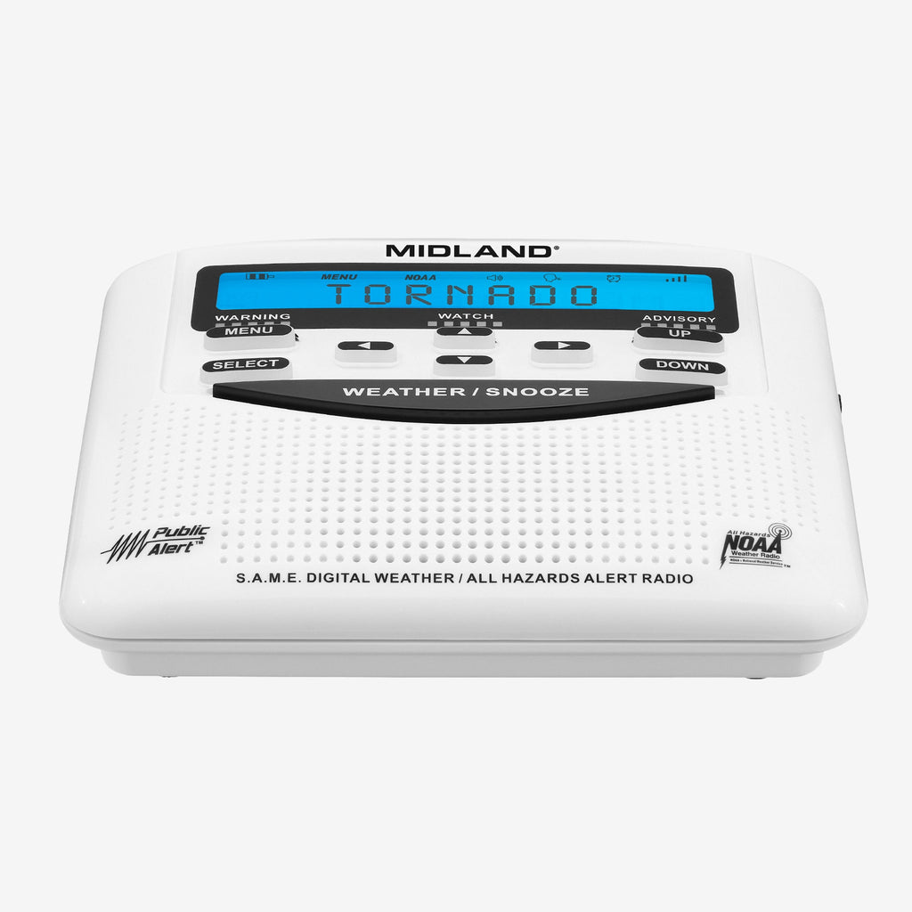 Midland WR120 NOAA Weather Alert Radio | S.A.M.E. Alerts