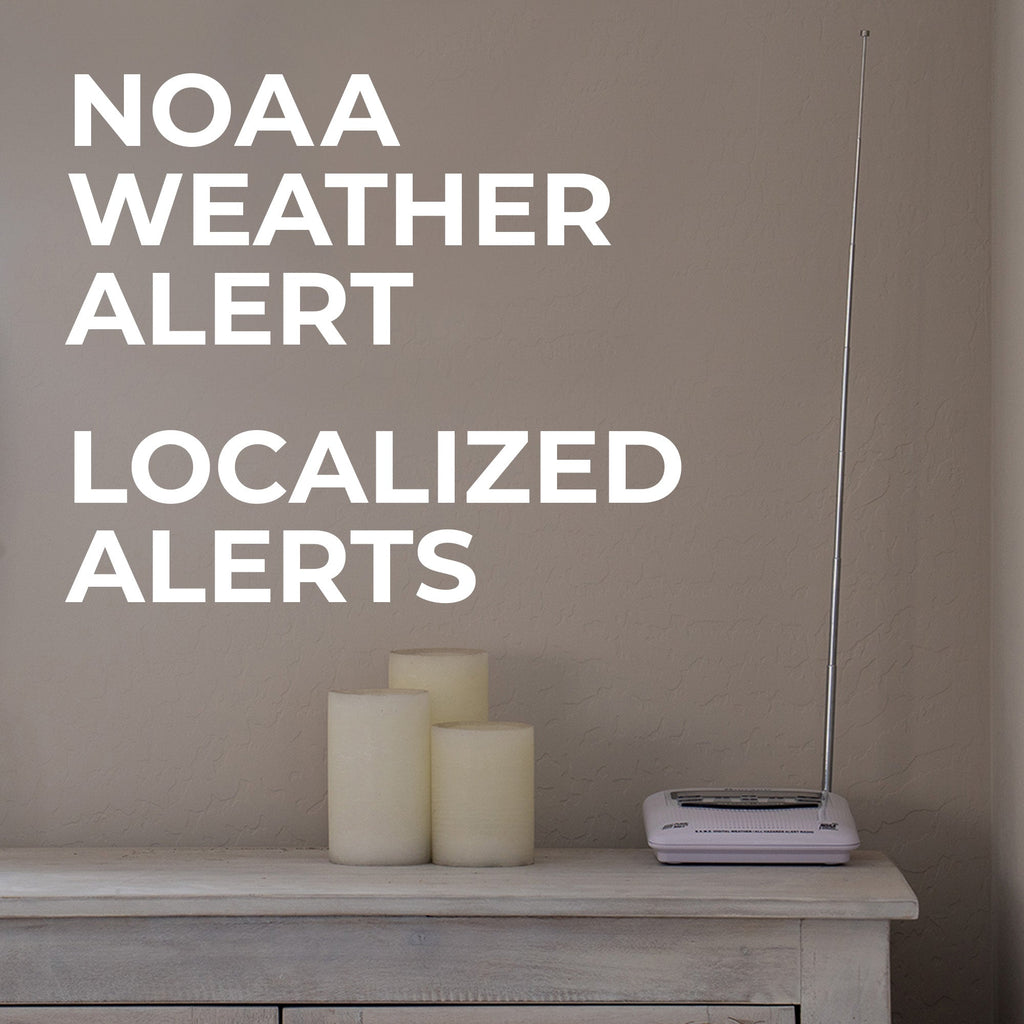 Midland WR120 NOAA Weather Alert Radio | S.A.M.E. Alerts