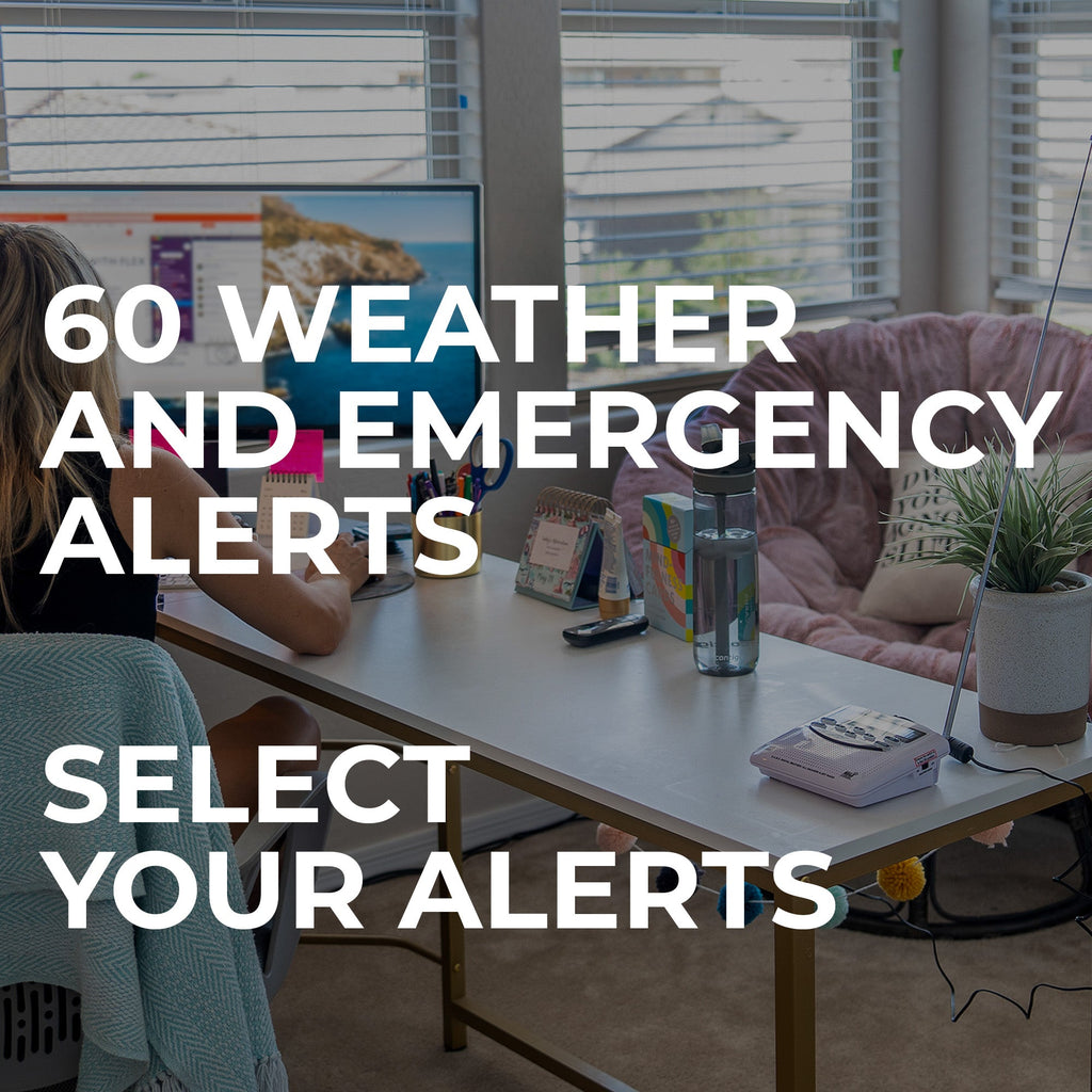 Midland WR120 NOAA Weather Alert Radio | S.A.M.E. Alerts