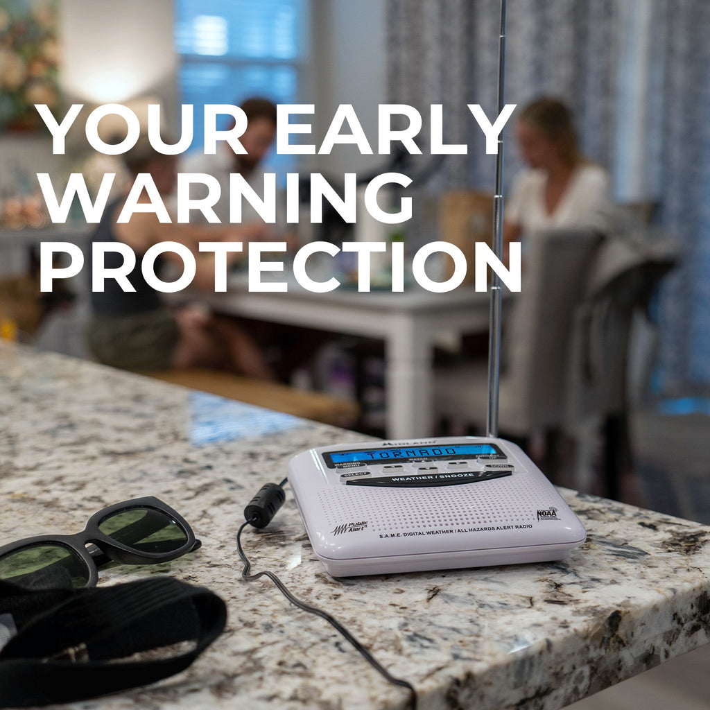 Midland WR120 NOAA Weather Alert Radio | S.A.M.E. Alerts