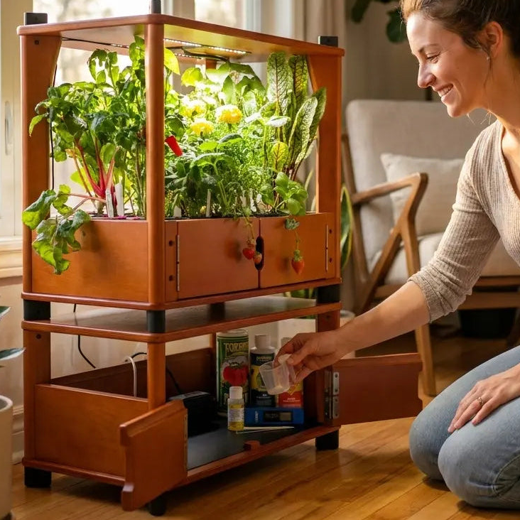 Aquager 24-Plant Indoor Hydroponic Garden Bundle