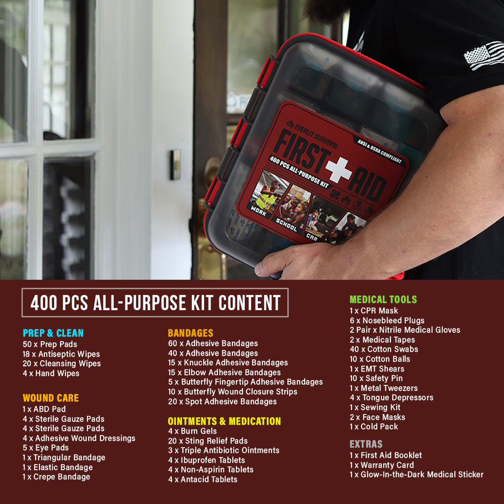 Omni Haven 400-Piece All-Purpose First Aid Kit