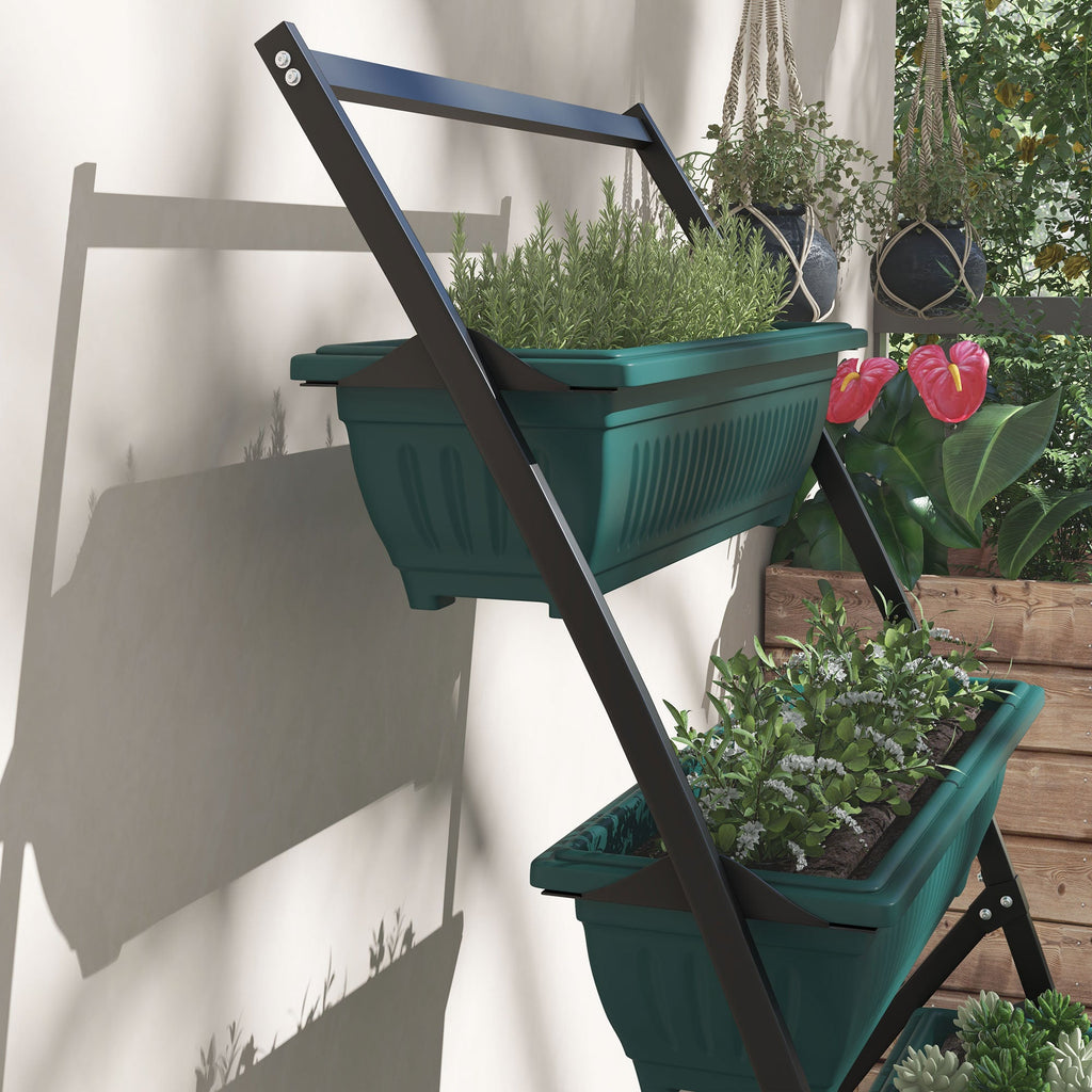 Outsunny 4-Tier Vertical Garden Planter