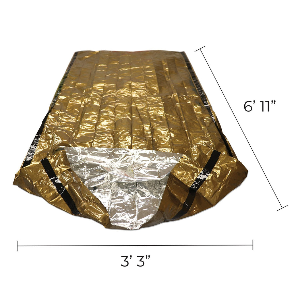 Quake Kits Waterproof Emergency Bug-Out Bivvy – 3 × 7 ft