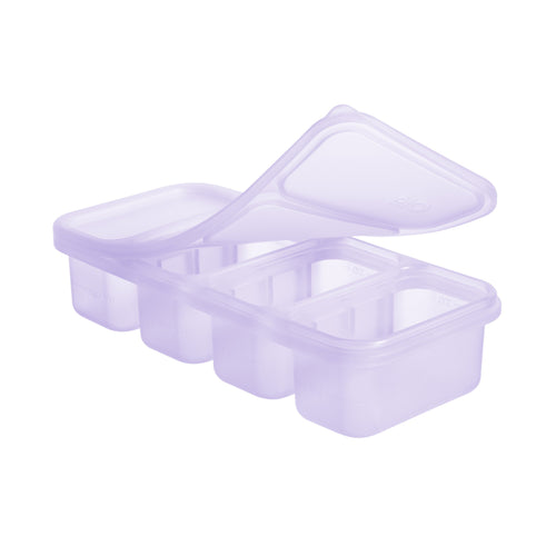 Olababy Silicone Freezer Portion Tray with Lid – ½ Cup