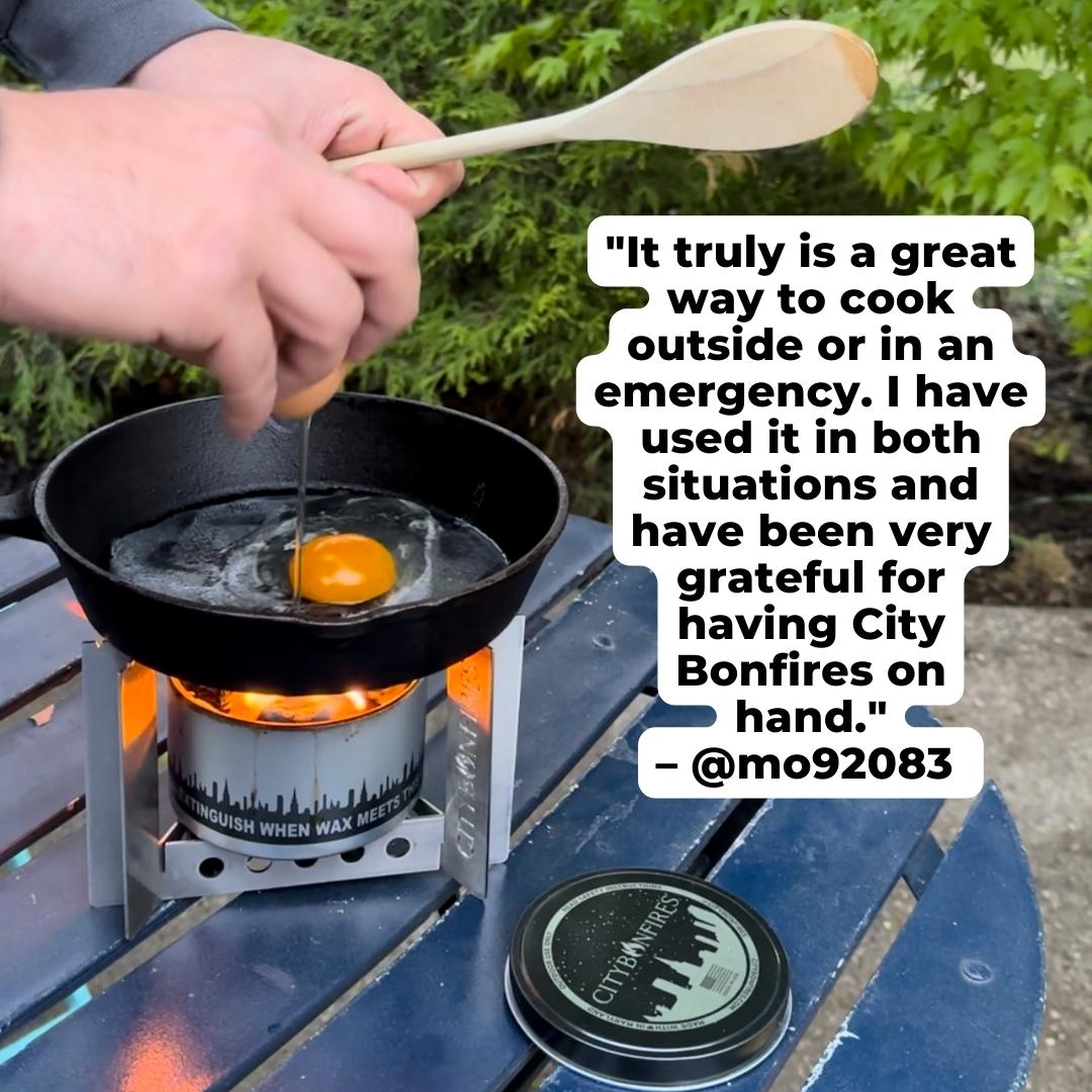 City Bonfires Collapsible Camp Stove, Cooker & Trivet