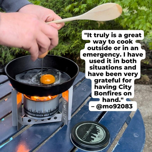 City Bonfires Collapsible Camp Stove, Cooker & Trivet