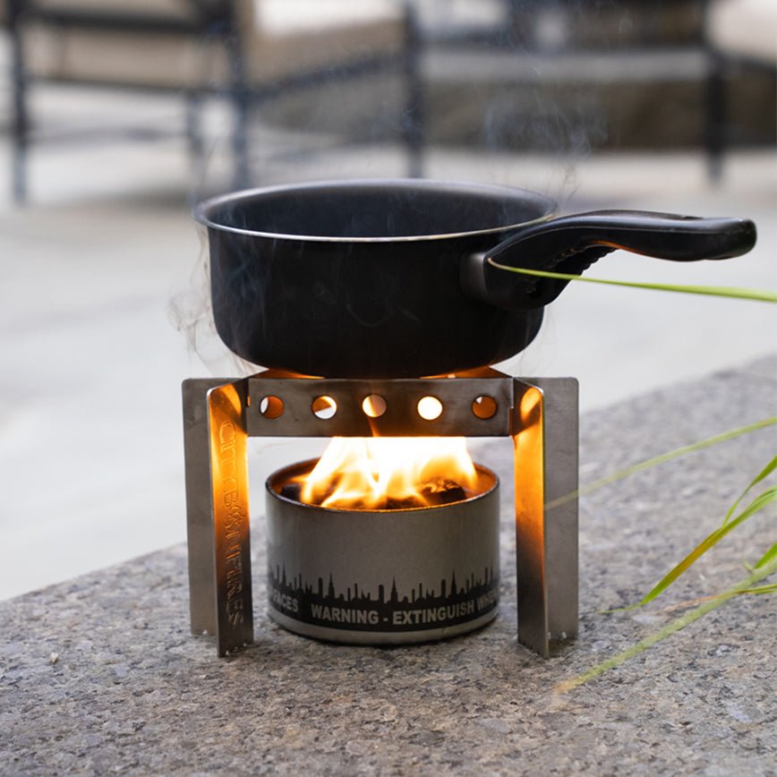 City Bonfires Collapsible Camp Stove, Cooker & Trivet