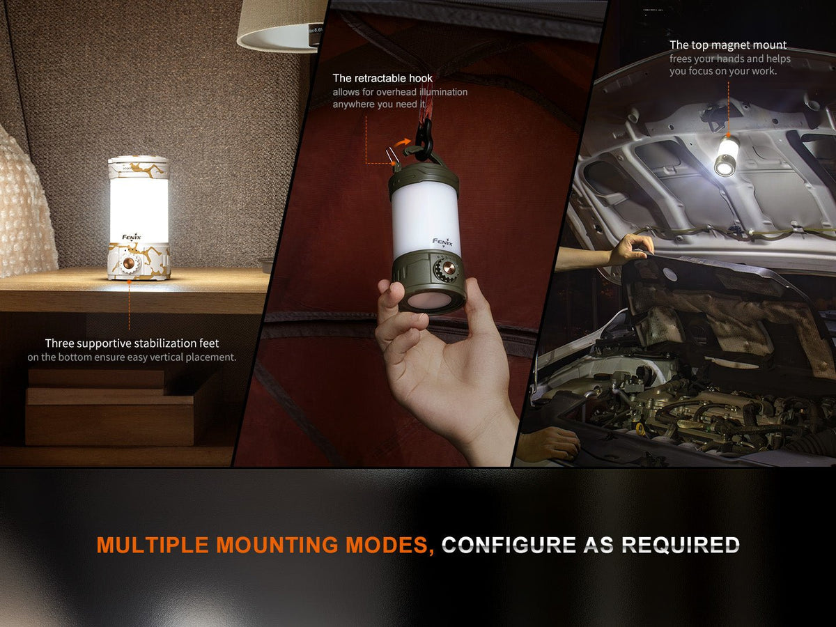 Fenix CL26R PRO Rechargeable Lantern | 650 Lumens