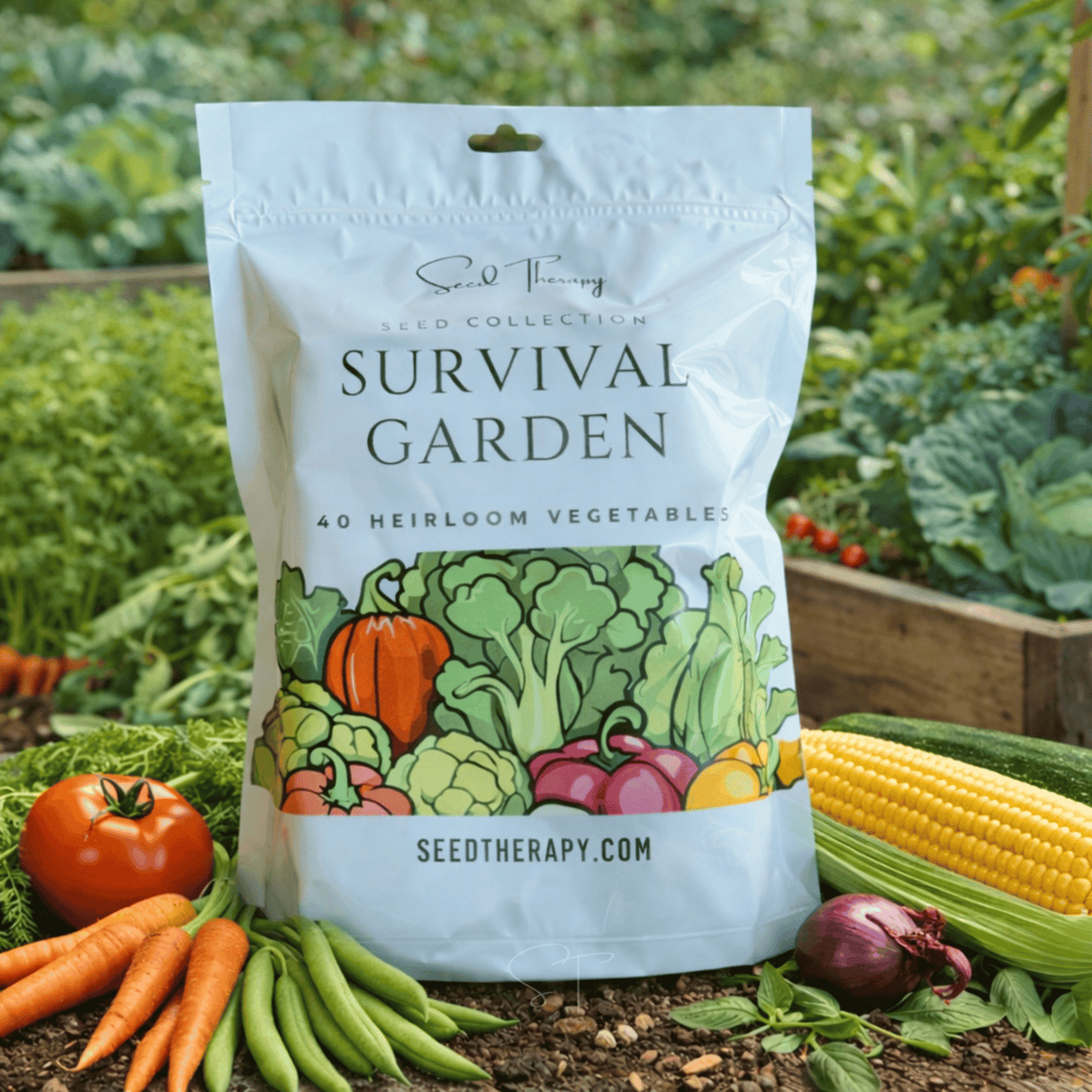 Omni Haven 40-Crop Survival Garden Seed Kit